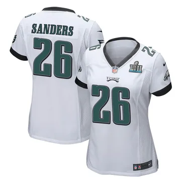 miles sanders white eagles jersey