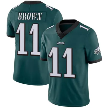 Youth Philadelphia Eagles A.J. Brown Green Limited Midnight Team Color Vapor Untouchable Jersey By Nike