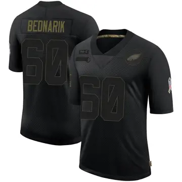 Youth Philadelphia Eagles Chuck Bednarik Black Limited 2020 Salute To Service Jersey By Nike